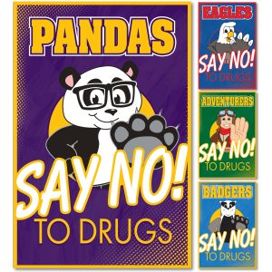 Say No To Drugs Plaquettes
