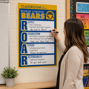 Classroom Rules Dry-Erase Poster
