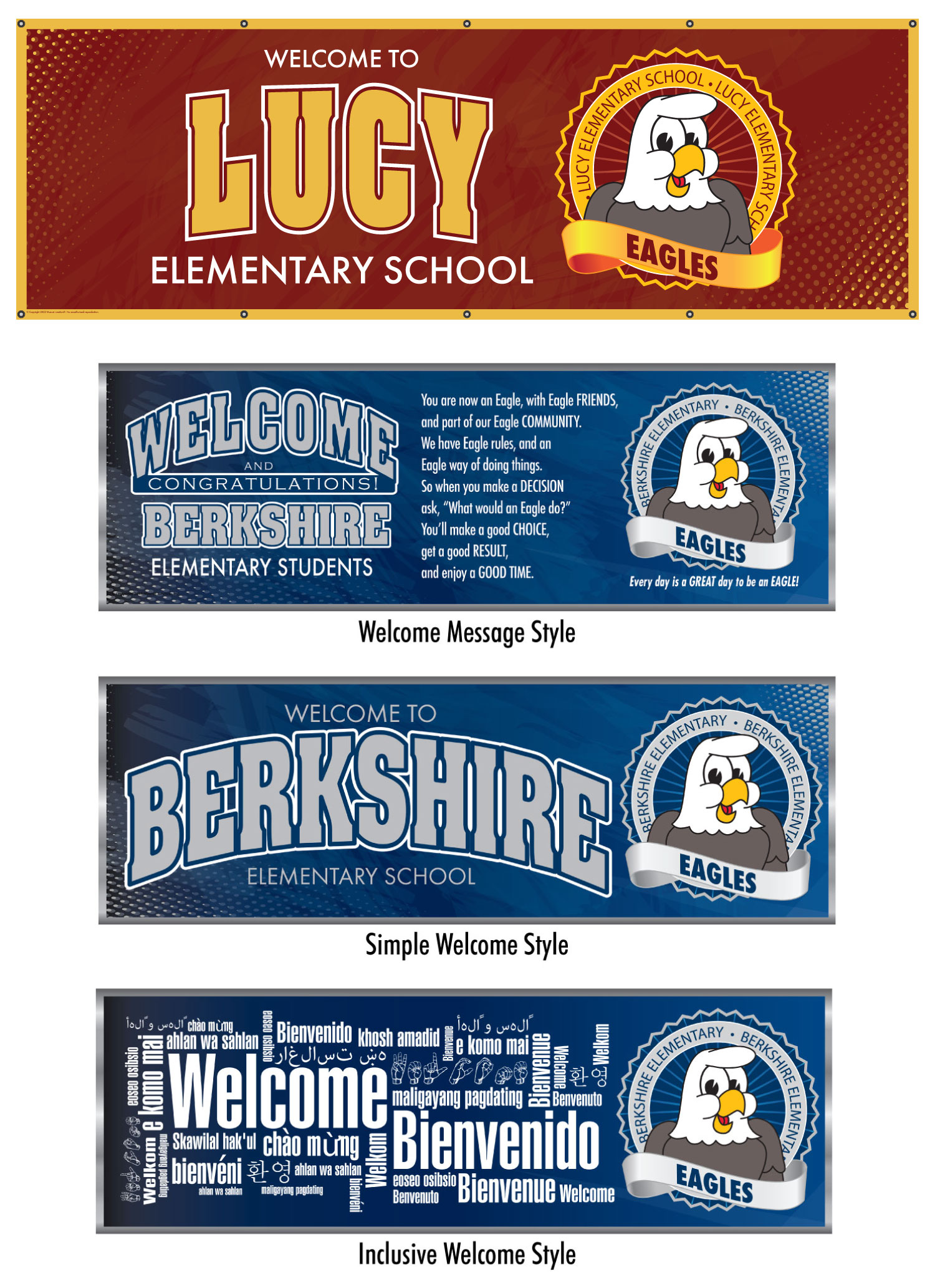 Welcome-Banner
