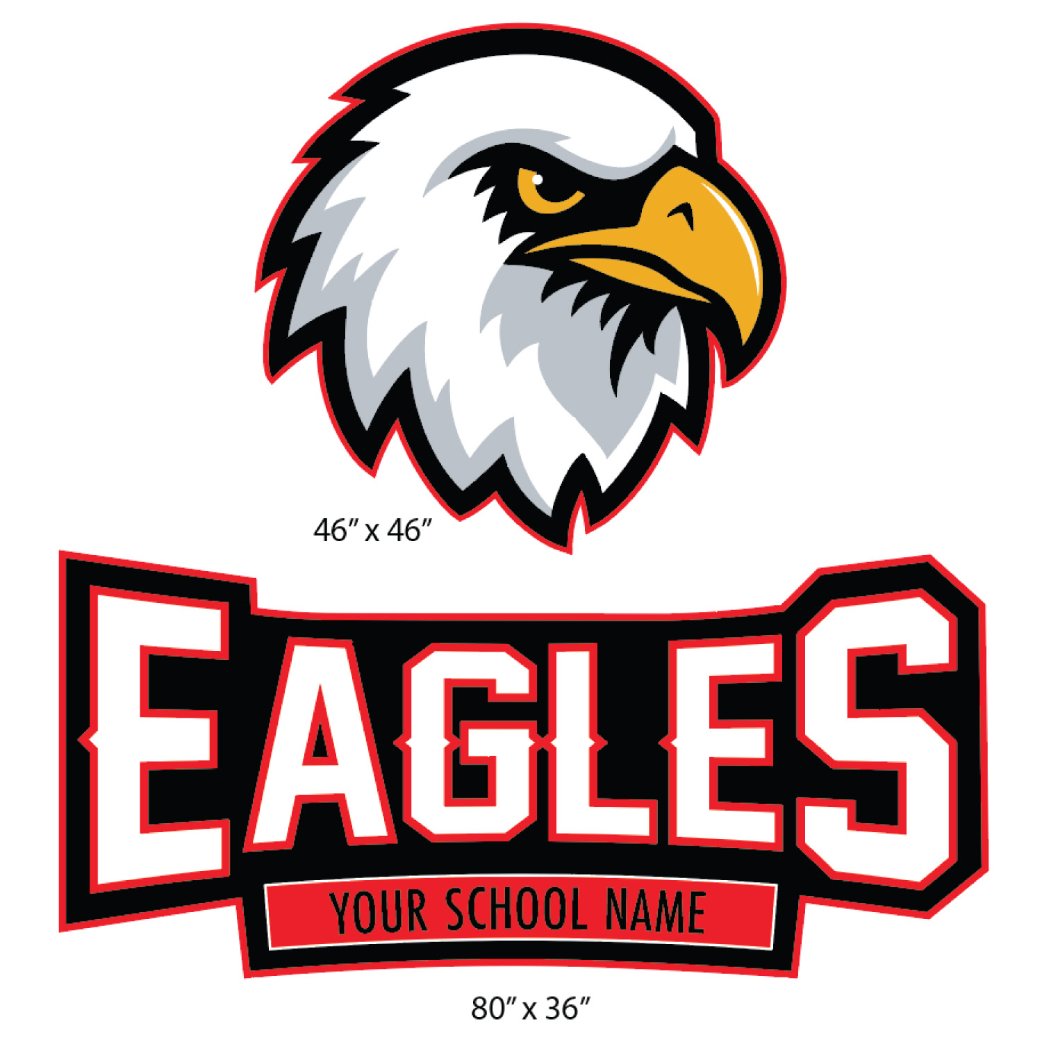 Logo Stickers: 2-Piece, XL - Image 4
