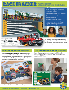 Race Tracker Flyer